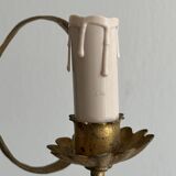 pair of antique metal wall lights