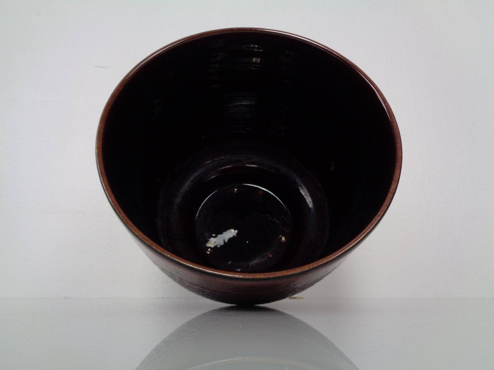 Large ceramic cachepot from Bay Keramik, Germany, 1970s.