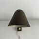 Pair of vintage adjustable wall lights, solid brass, France 1940
