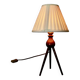 Vintage solid teak lamp by severin hansen 1960