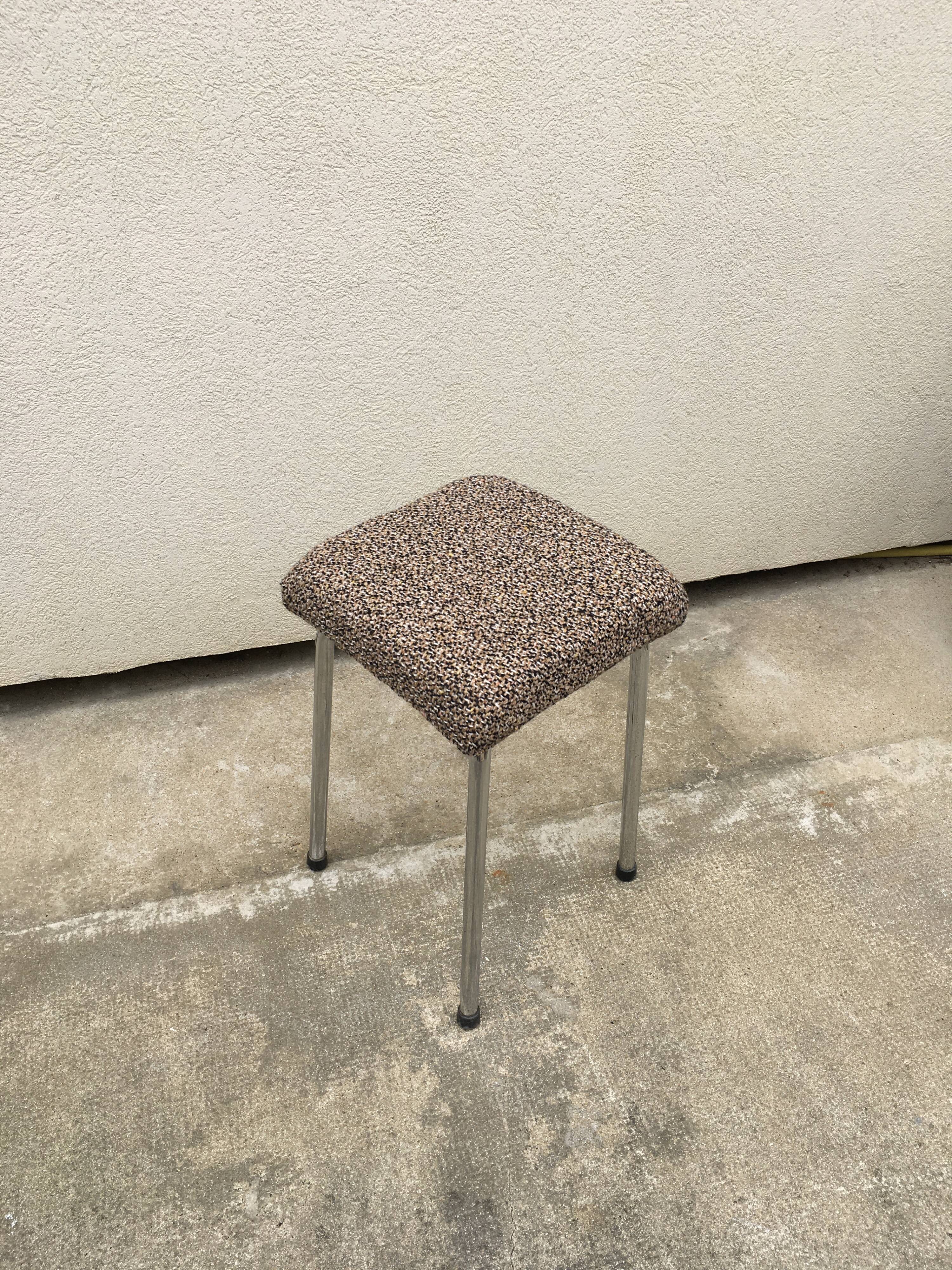 4-legged stainless steel stool