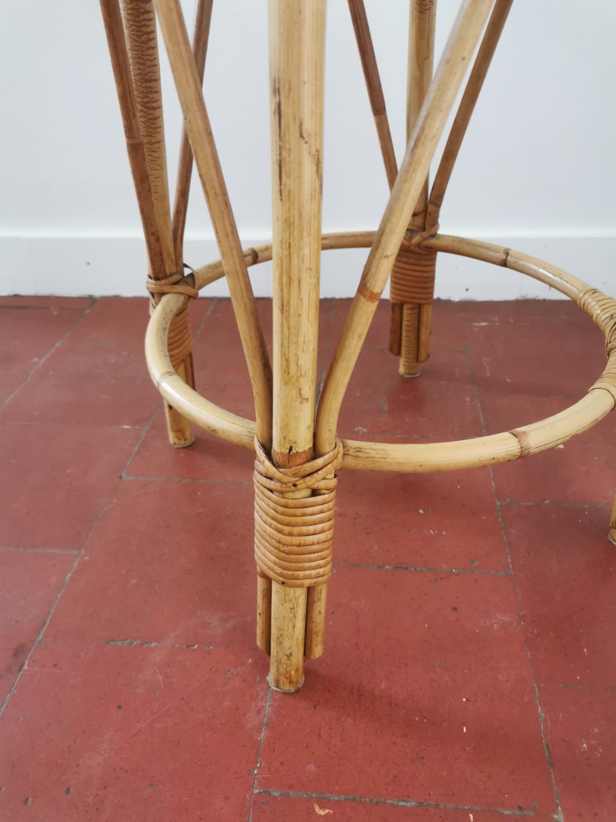 Rattan stool