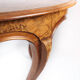 Round dining table of walnut, 1860s