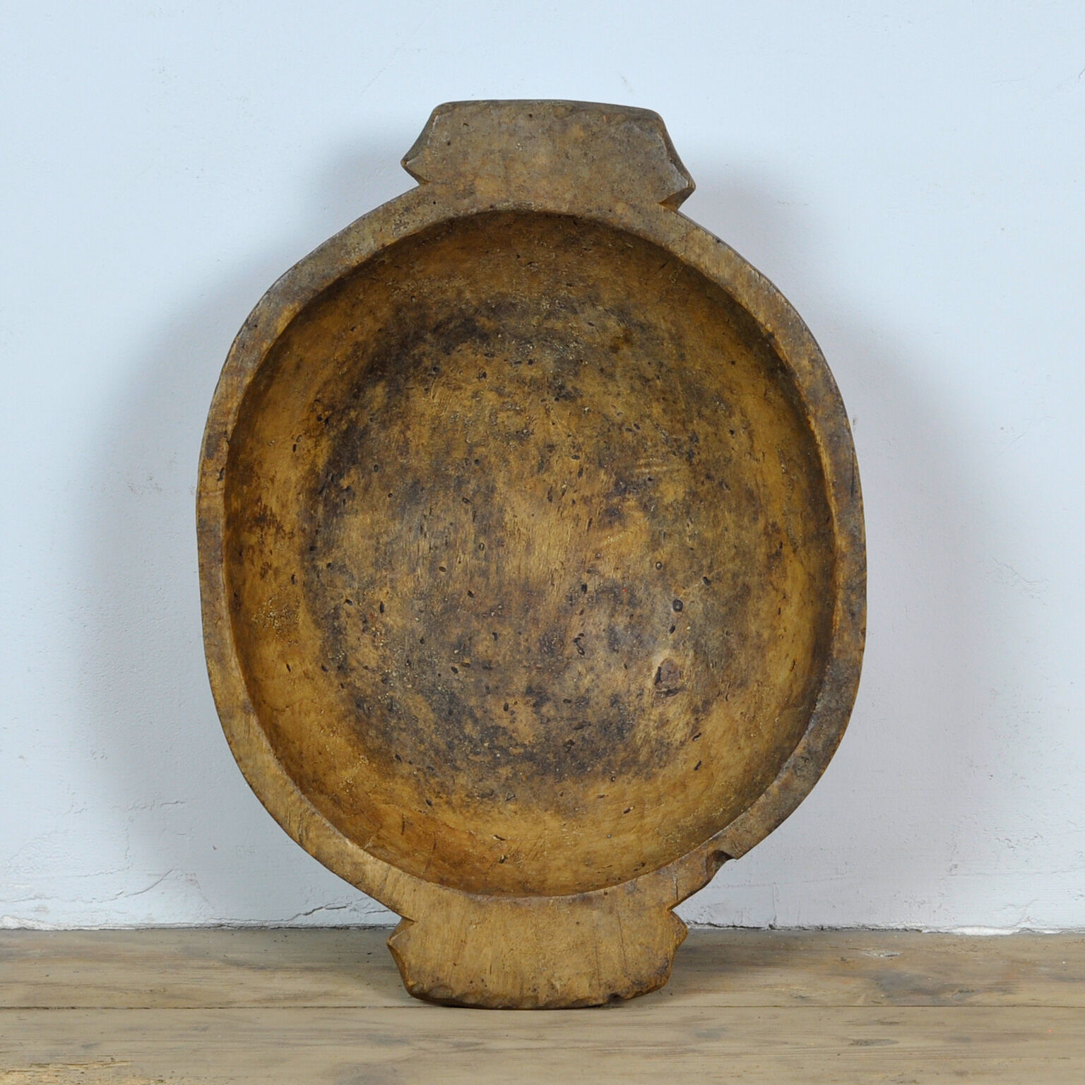 Handmade Wooden Dough Bowl, Early 1900s