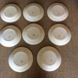 8 assiettes plates