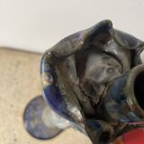 Anthropomorphic ceramic candlestick