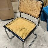 Set of 4 "B32" chairs, Marcel Breuer, Italy, 1990