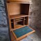 French modular secretary in oak with display case, 1950s.