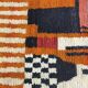 Multicoloured Moroccan Berber rug 300x200 cm – figurative pattern – handmade