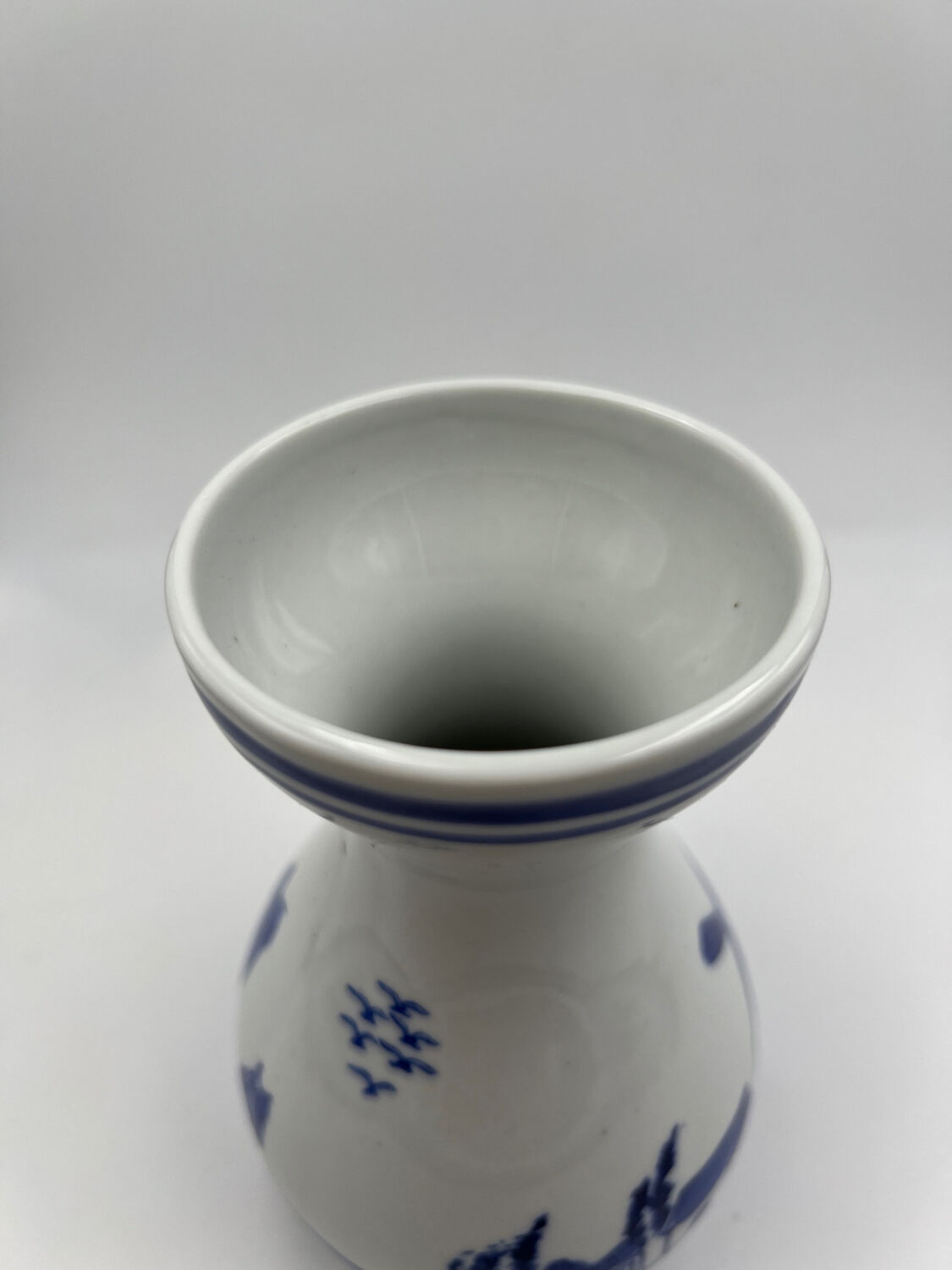 Hand-painted ceramic vase