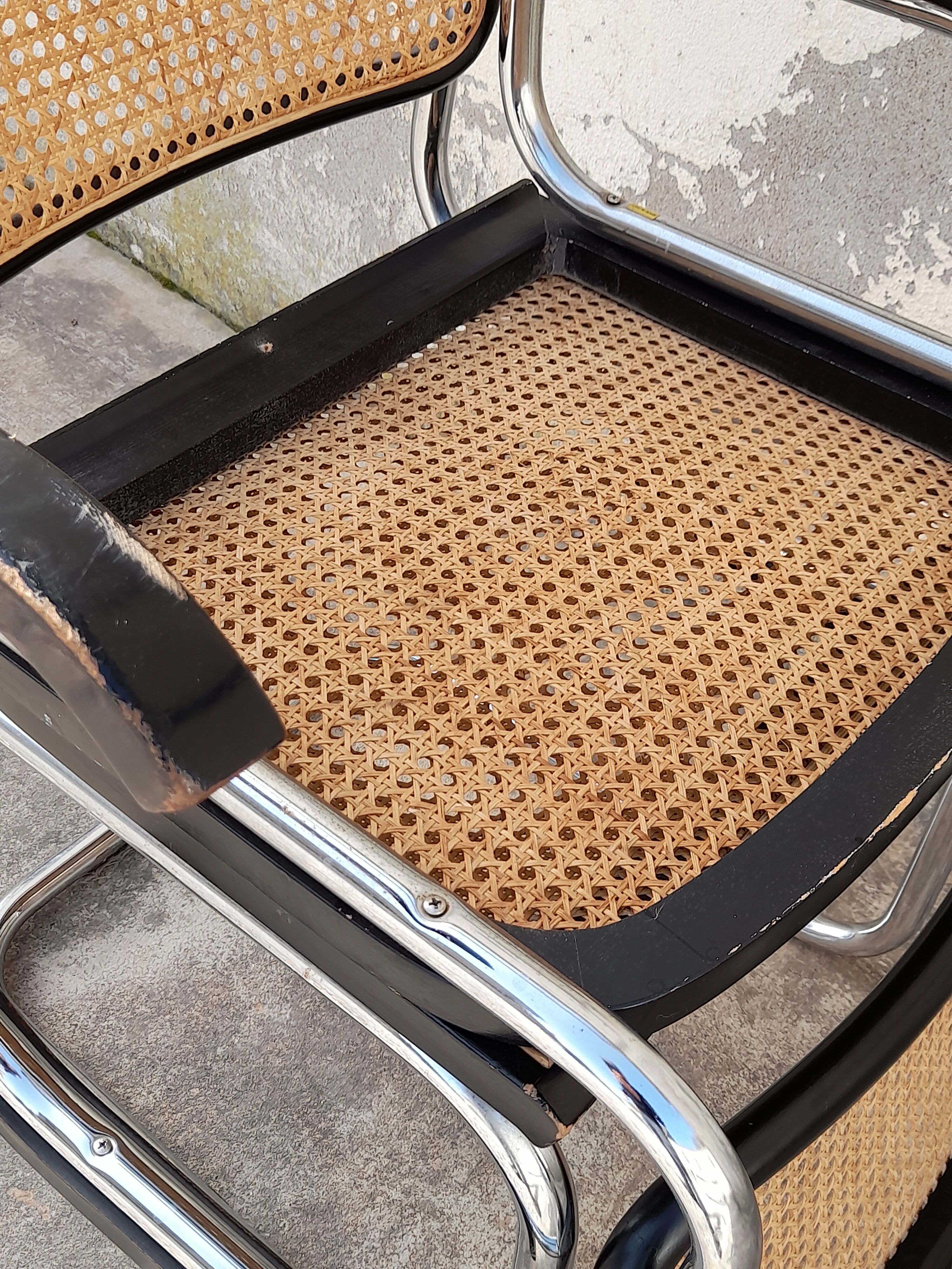 Paire de fauteuils B64 Cesca de Marcel Breuer