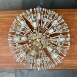 Austrian Flower Ceiling Lamp by Emil Stejnar for Rupert Nikoll, Vienna, Austria, 1950s