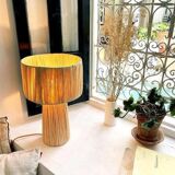 Lampe raphia naturelle 50cm