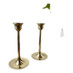 Vintage brass candle holders