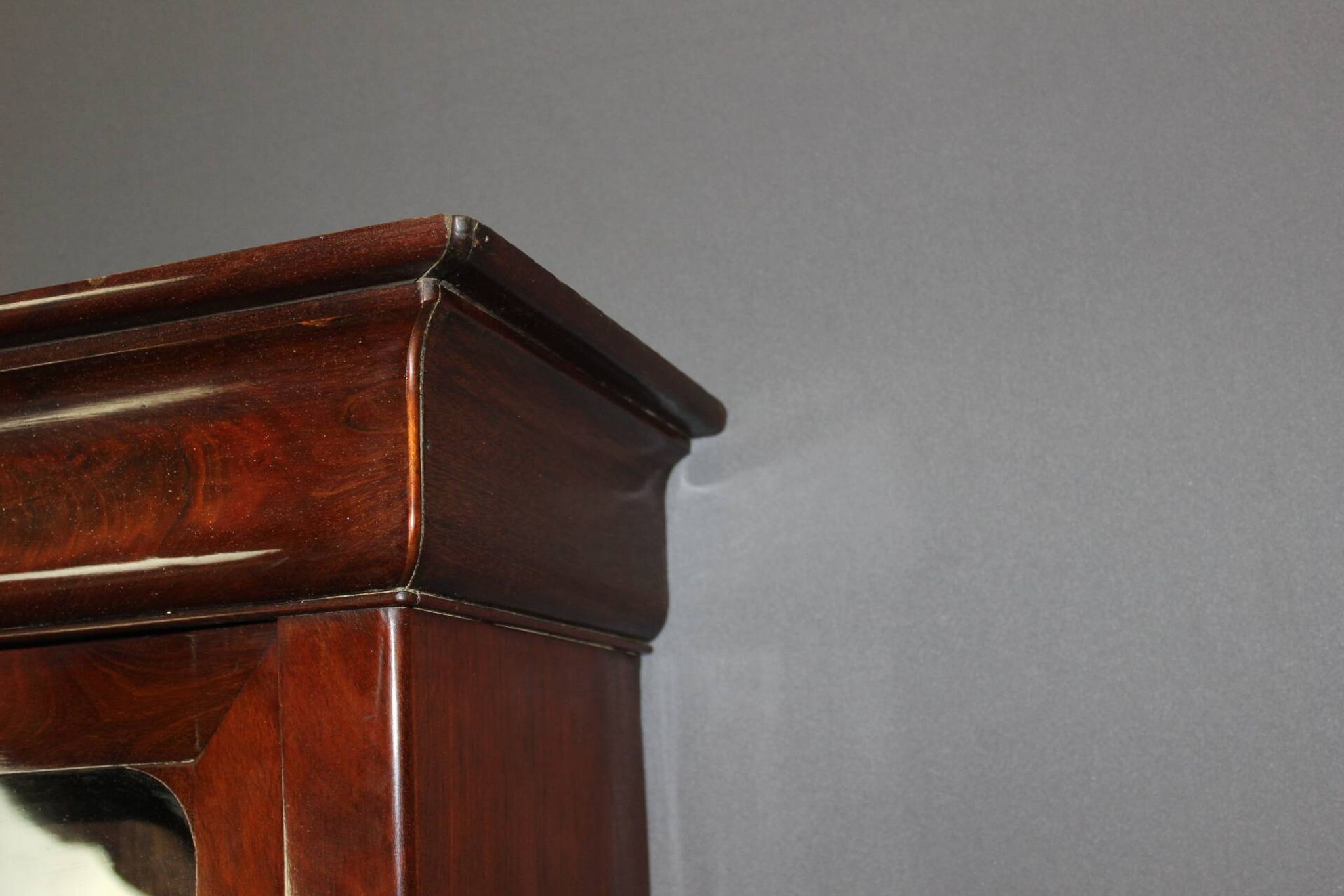 Louis Philippe Library in Mahogany 19th Century