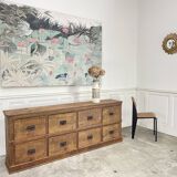 Ancien meuble de métier à tiroirs 1920