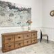 Antique 1920s workshop cabinet with drawers