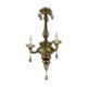 Murano glass lantern mordoré, three arms of light