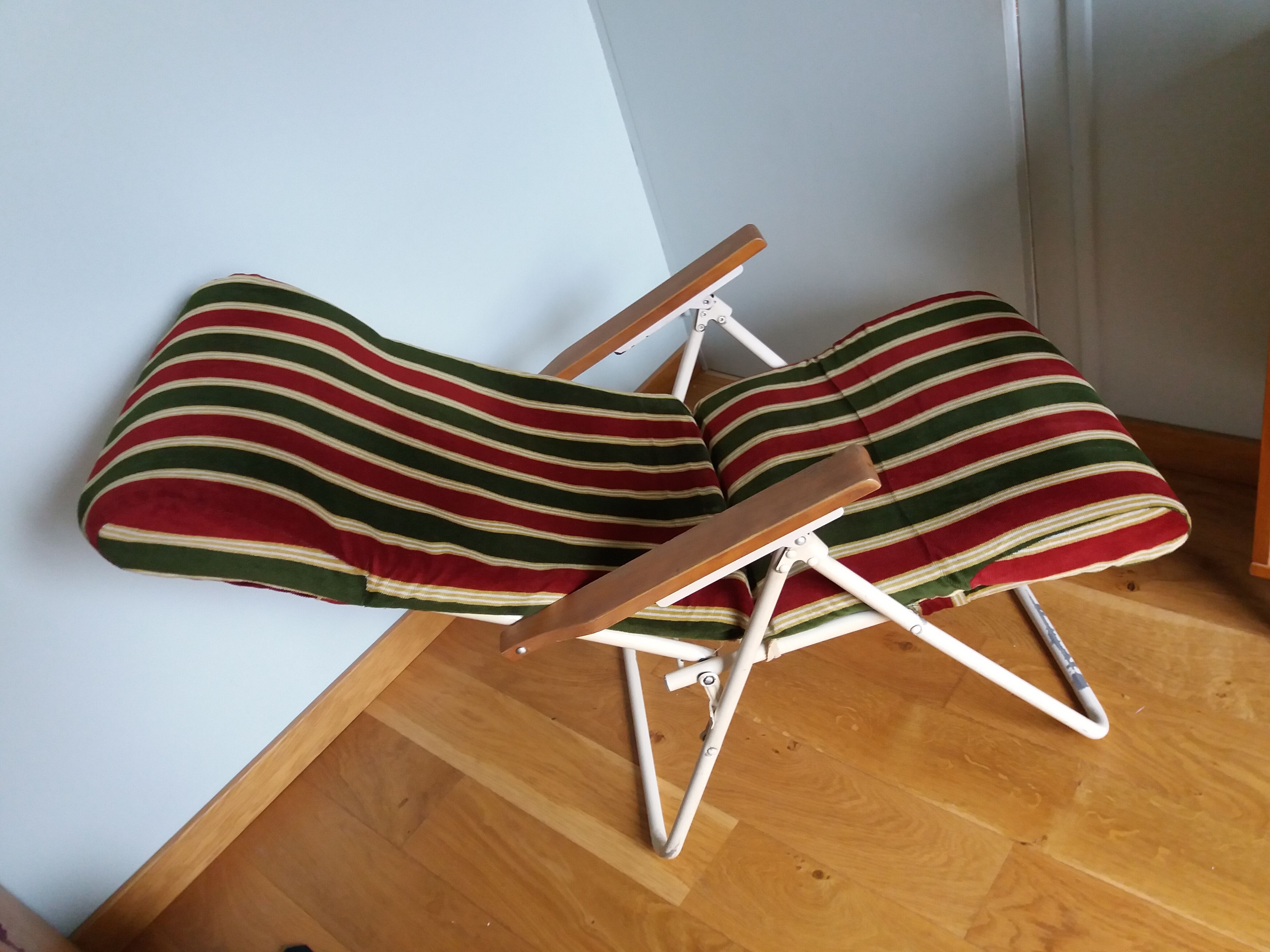 Folding relax chair chaise longue 3 positions