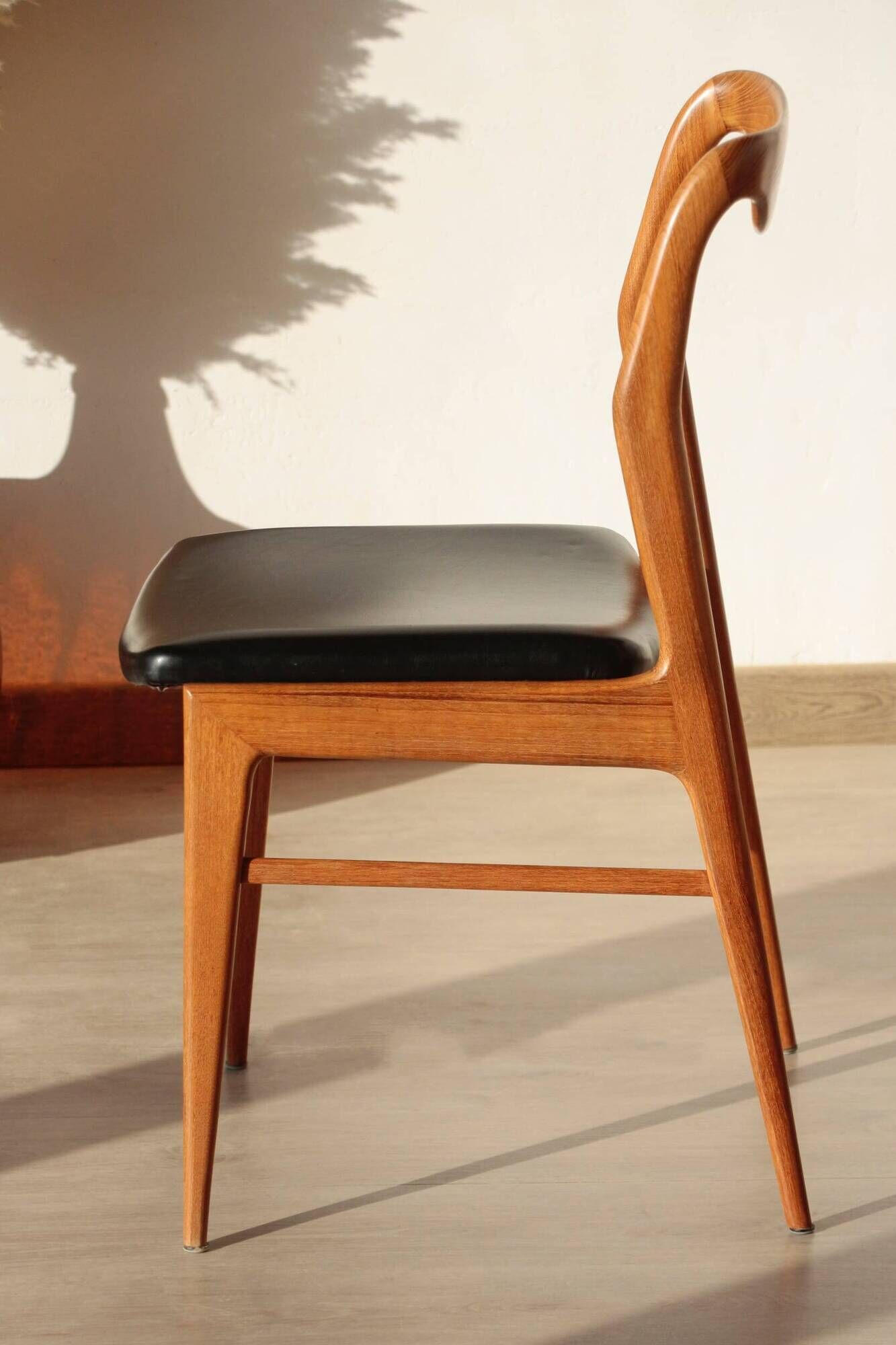 Set of 6 Vintage Scandinavian Teak Chairs – 1960s