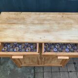 Buffet parisien bois brut 1940 H100