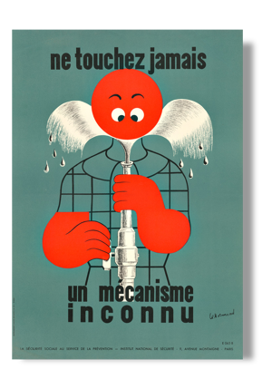 Reproduction affiche de sécurité