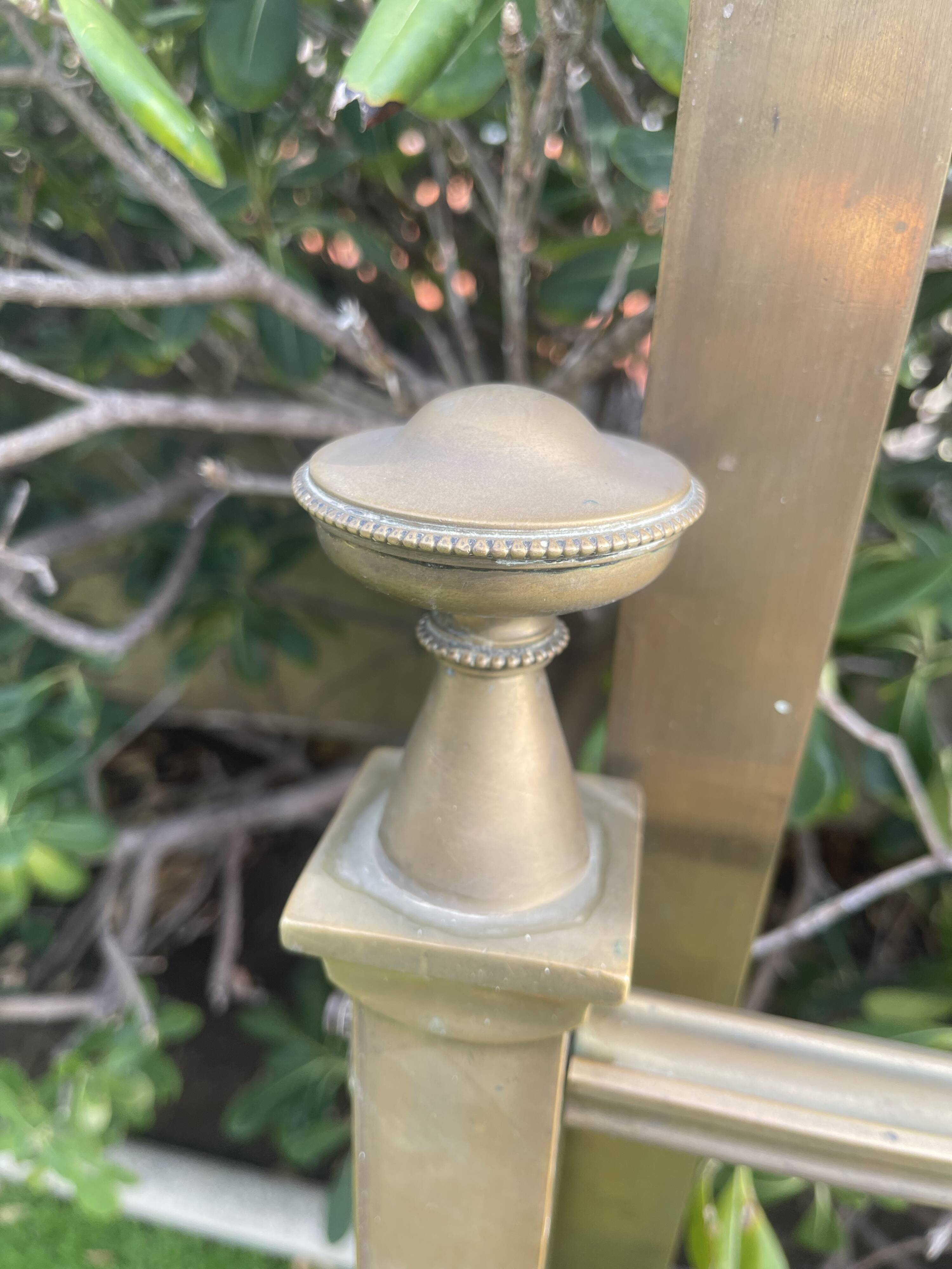 Brass bed
