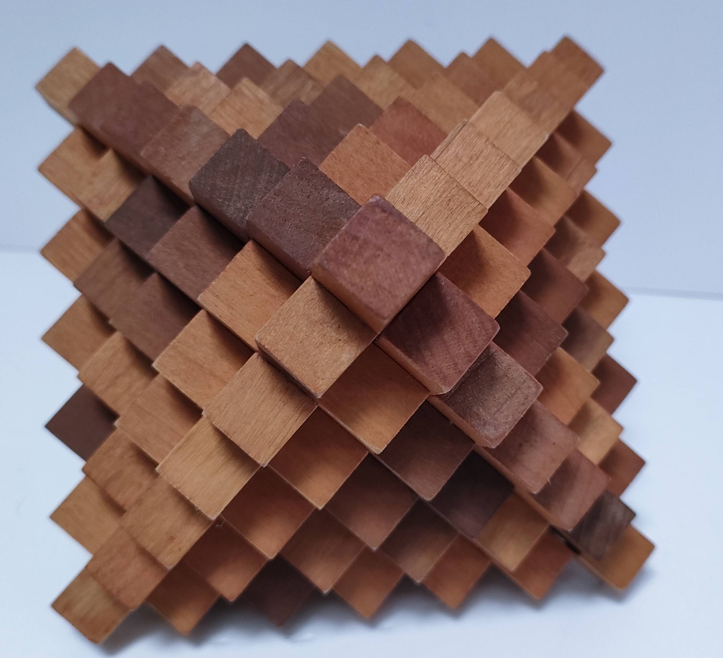 3D design wooden bookends