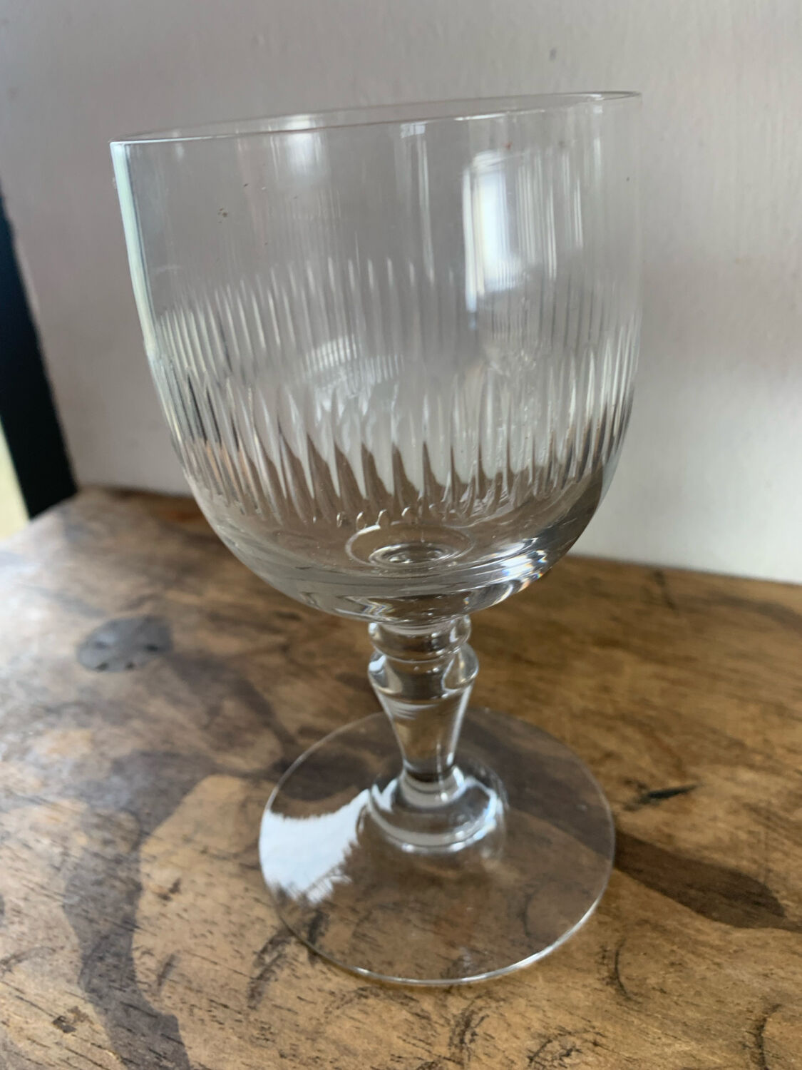 Set of 12 Baccarat Renaissance glasses from the 19th century.