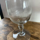 Set of 12 Baccarat Renaissance glasses from the 19th century.