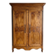 Antique Louis XV wardrobe in solid wood