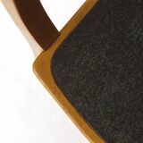 Fauteuil vintage allemand – Jaune moutarde et vert des années 1950 – Style Mid-Century