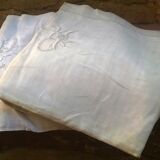 Old sheet "with monogram"
