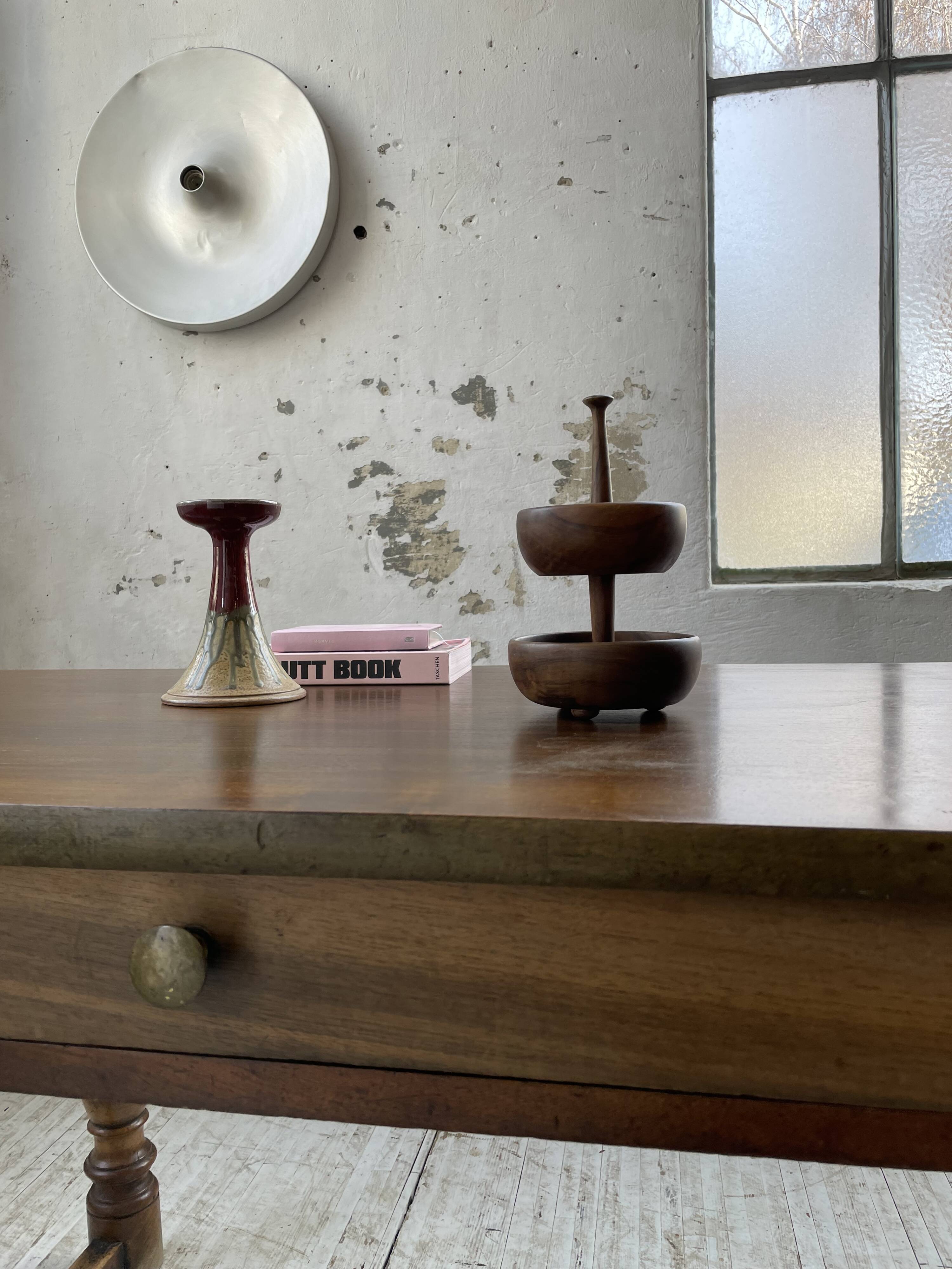 Wooden cocktail dish