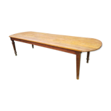 Table de ferme ancienne  en pin 3 mètres