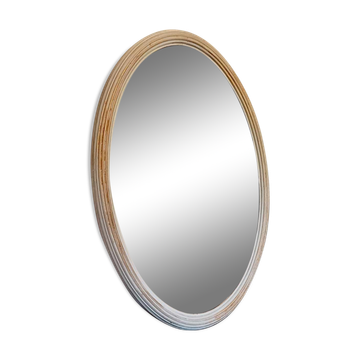 Bevelled antique dressing table mirror