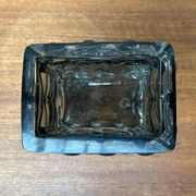 Brutalist bubble glass block vase by Josef Schott for Smålandshyttan, mid-century, 1960s.