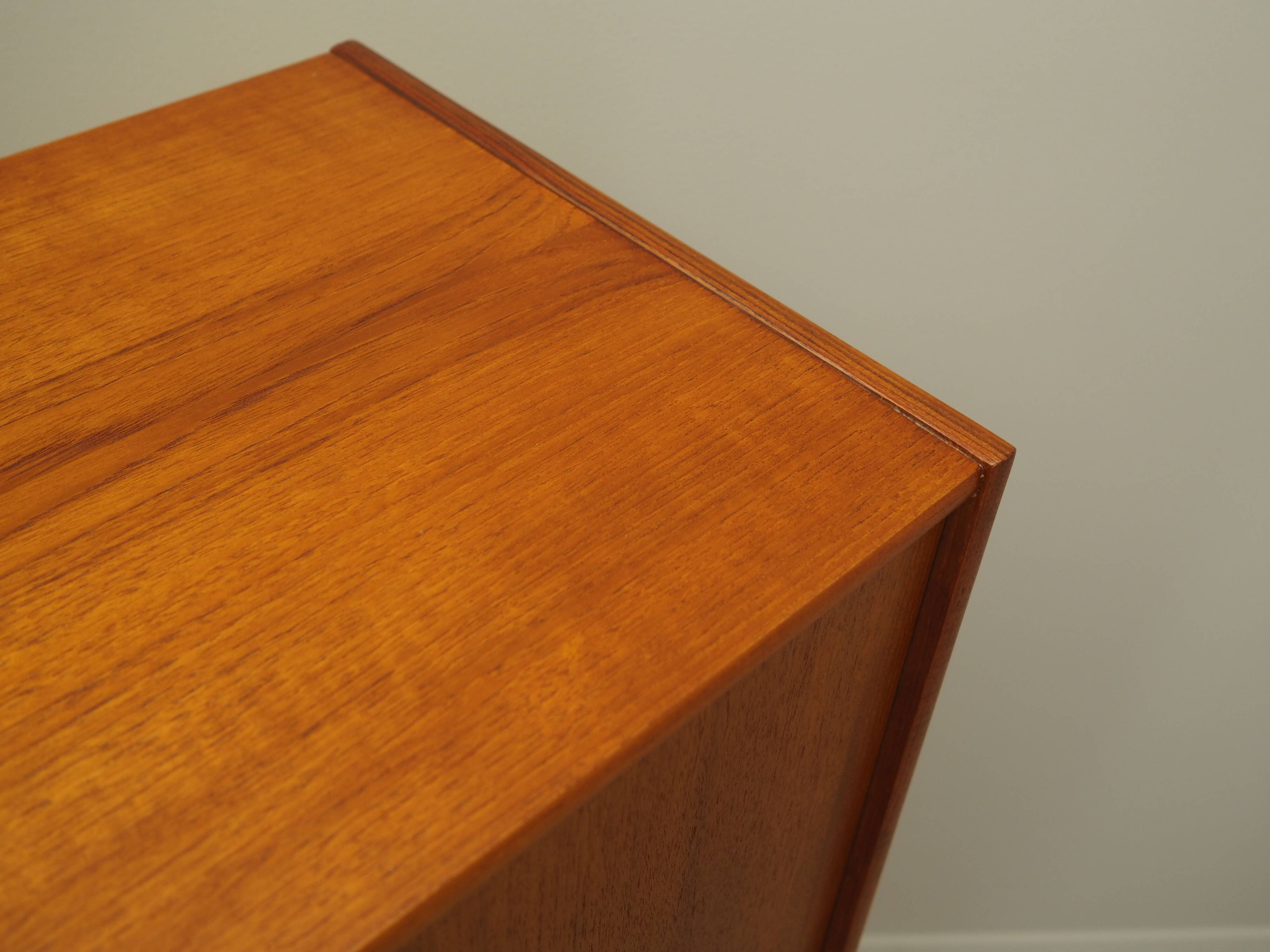 Teak highboard, Danish design, 1960s, production: Denmark