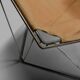 Anciens fauteuils Penta en toile ocre par Jean-Paul Barray et Kim Moltzer pour Bofinger