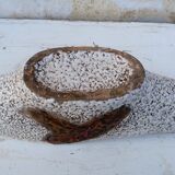 Large fruit cup Vallauris fat lava vintage 1950/1960