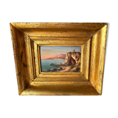 Huile sur panneau italienne 19ème