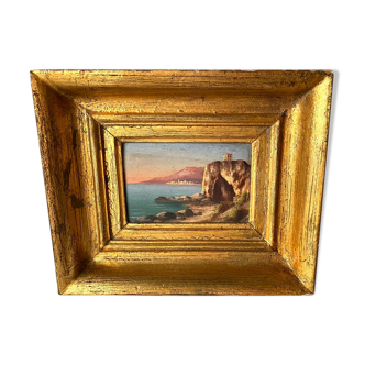Huile sur panneau italienne 19ème