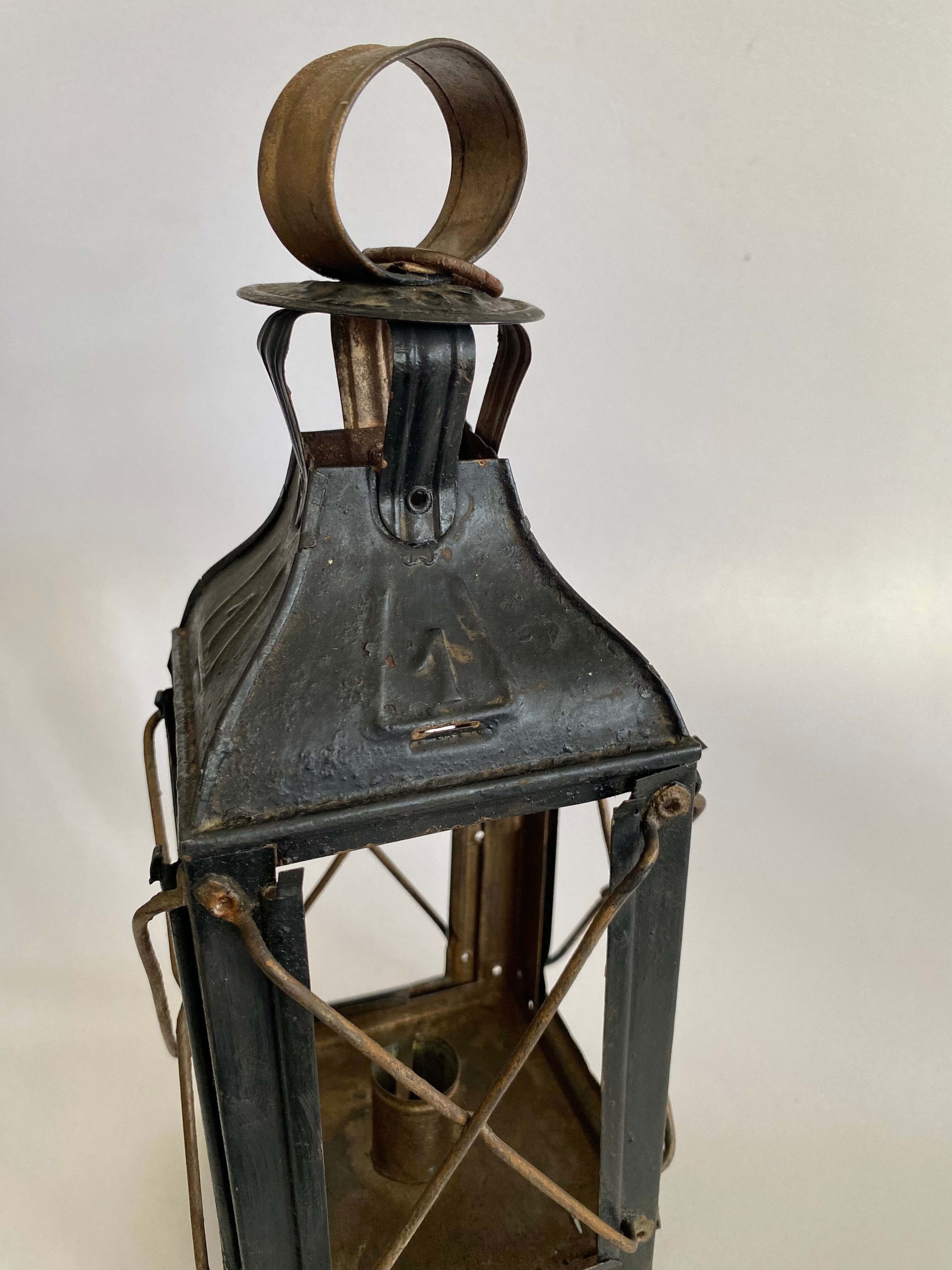 Metal candle holder, 1 door