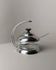 Silver Metal and Clear Glass WMF Lid Box by Matteo Thun, 1980s – Jam, Parmesan, or Sugar Box