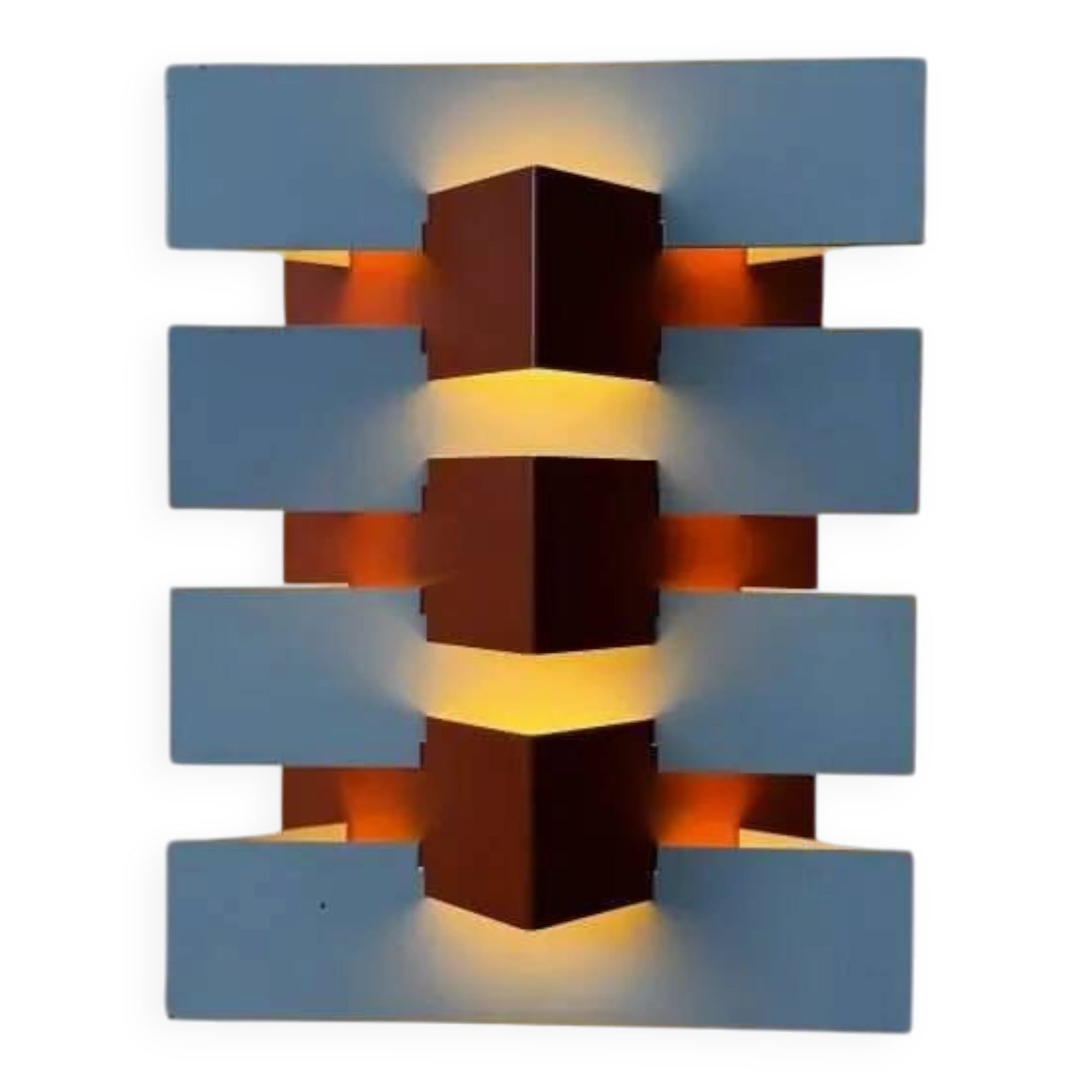 Anvia wall lamp Hoogervorst white orange 60s