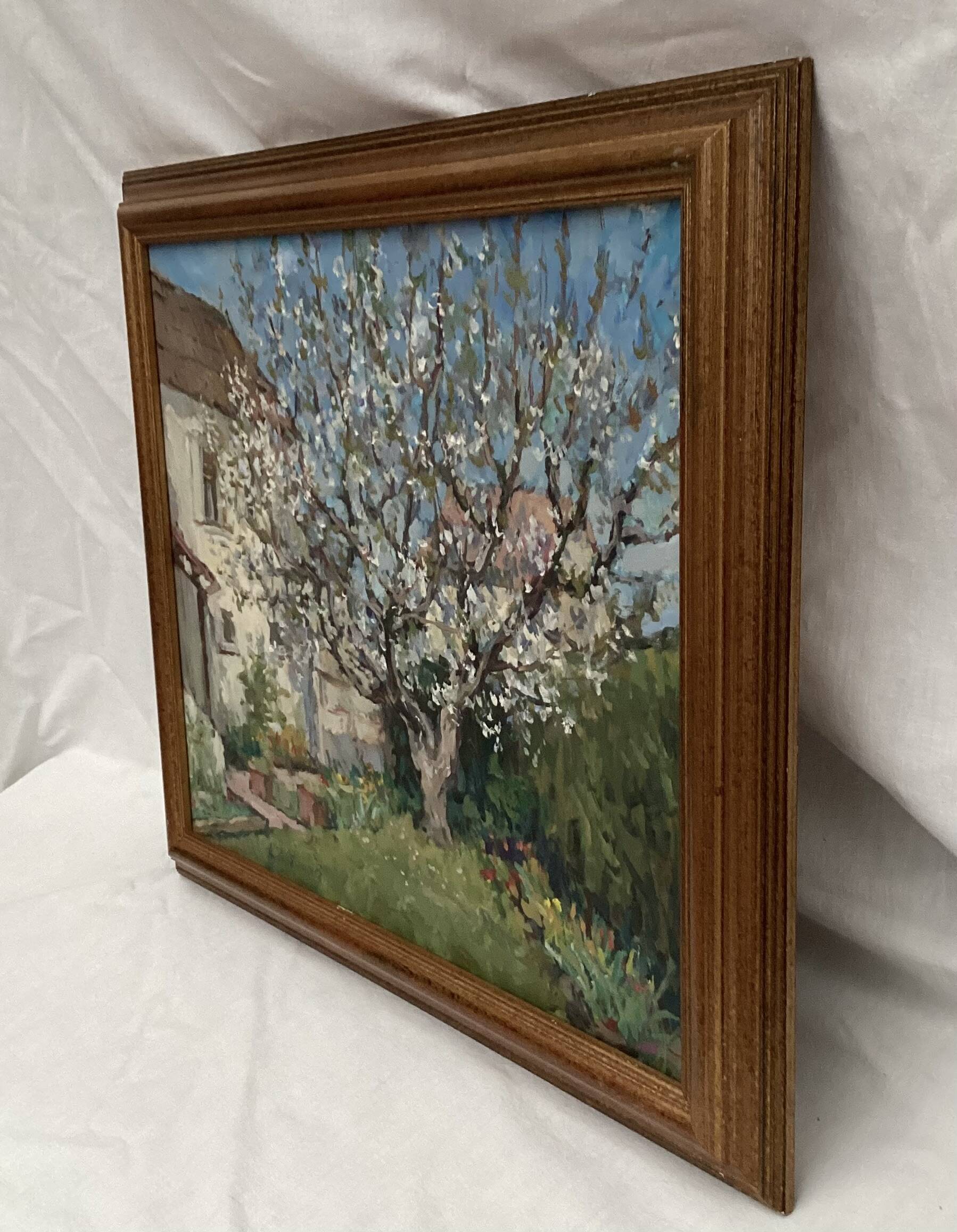 Painting signed Oil on canvas dimension: height: 45 cm - width -54 cm -