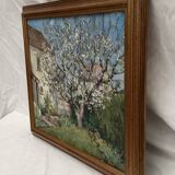 Painting signed Oil on canvas dimension: height: 45 cm - width -54 cm -