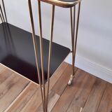 Dessert in formica and golden brass