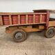 Vintage toy: wooden dump truck Dejou
