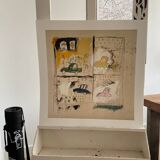 Jean michel basquiat, old cars 1981, sous licence artestar ny